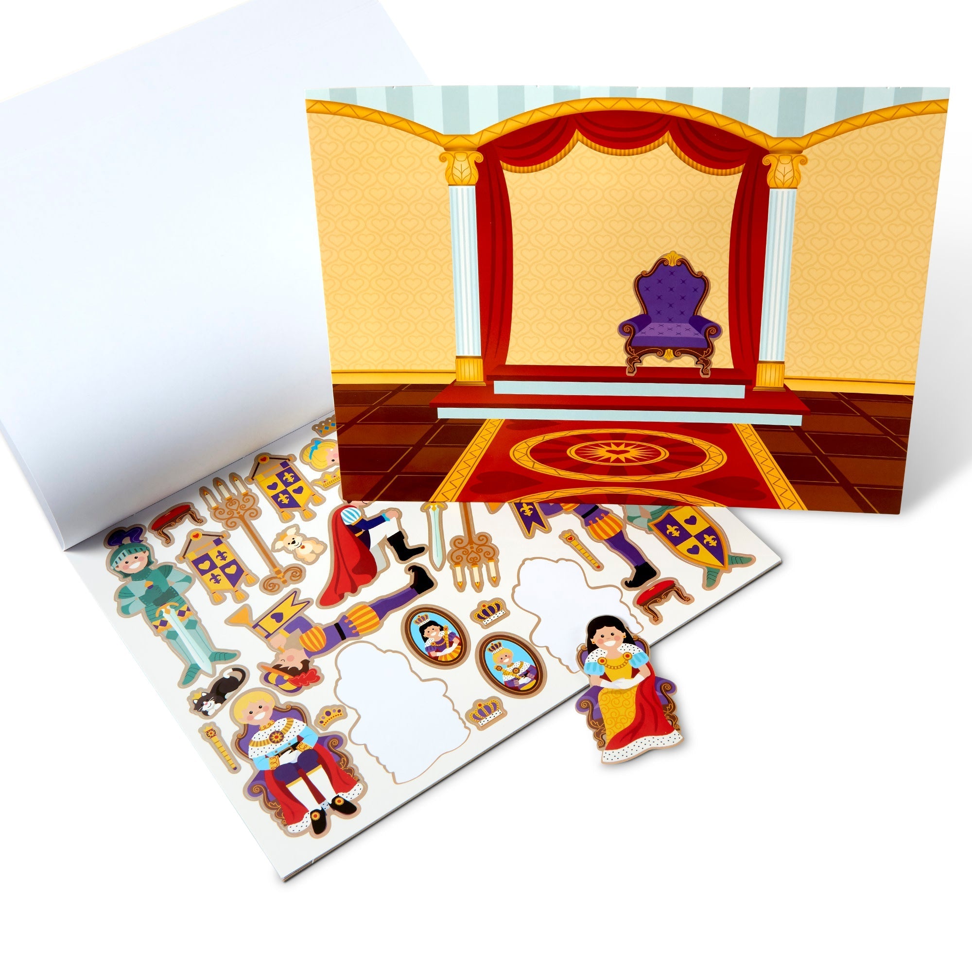 Stickers & Sticker Books Premium Quality Reusable Sticker Pad - Princess Castle - Durable Material and Safe...