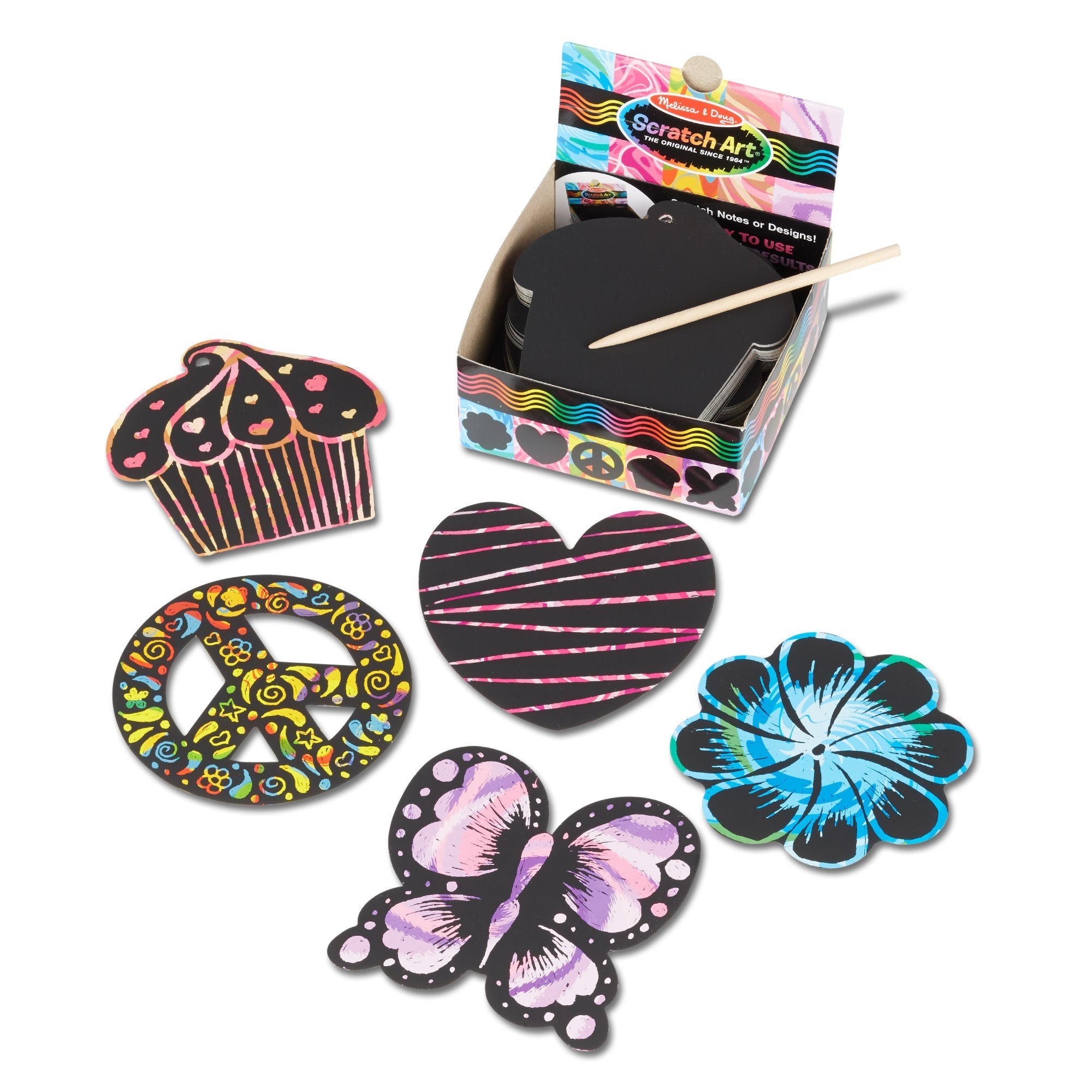 Activity Books Premium Quality Scratch Art® Box of Friendship Notes - Durable Material and Safe Design for ...