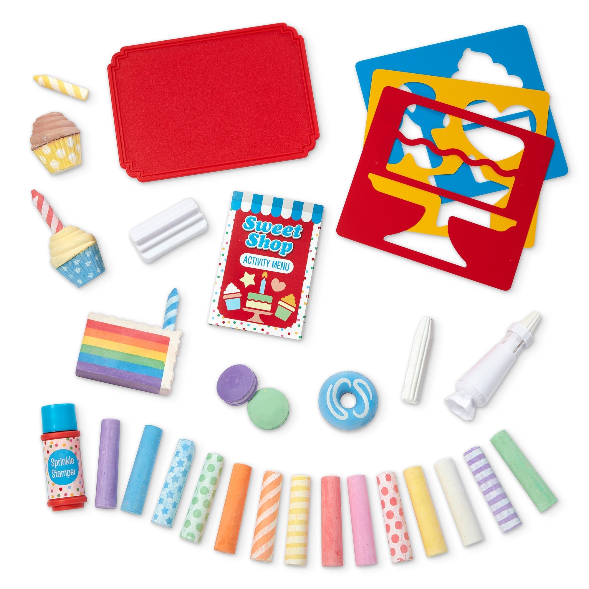 Craft & Stamp Kits Premium Quality Sweet Shop Chalk Play Set - Durable Material and Safe Design for Daily K...