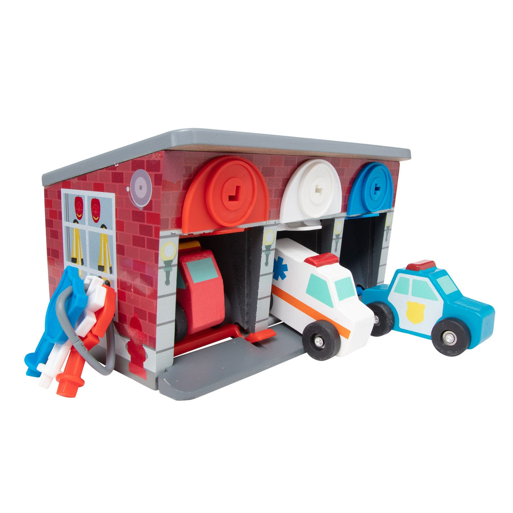 Vehicles & Trains Premium Quality Keys & Cars Rescue Garage - Durable Material and Safe Design for Daily Ki...