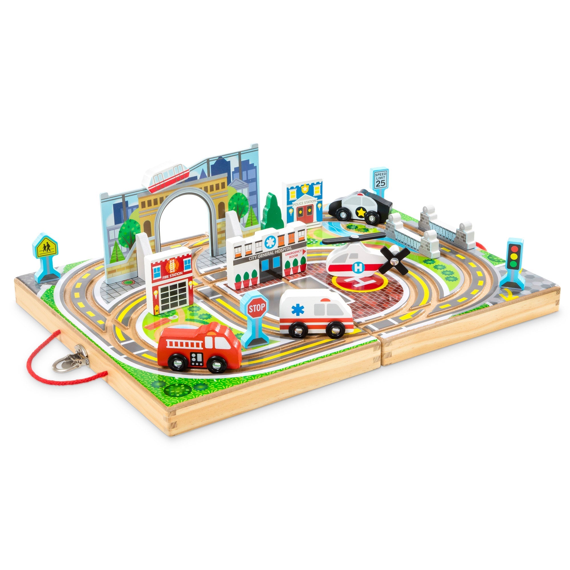 Vehicles & Trains Premium Quality Take-Along Town - Durable Material and Safe Design for Daily Kids Play