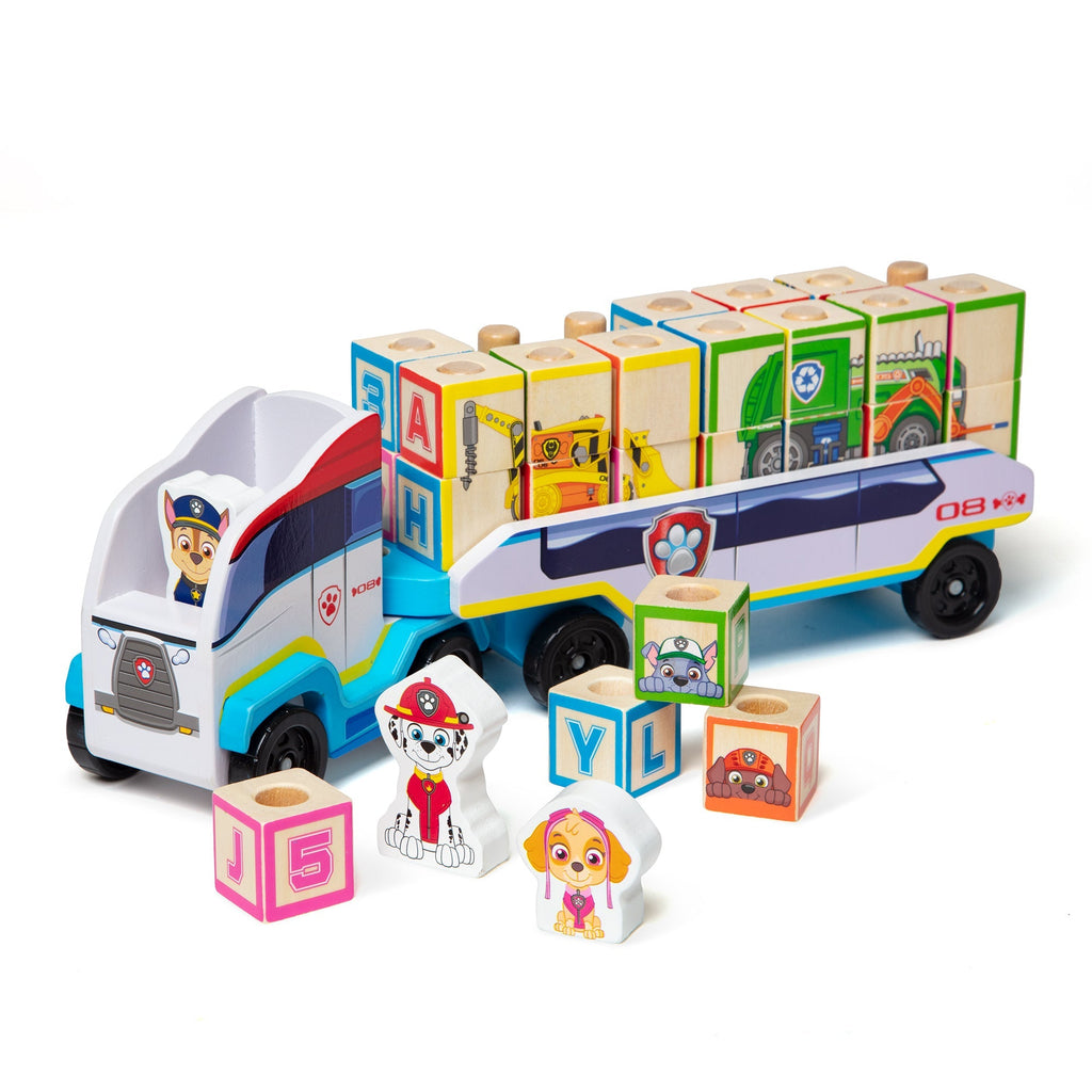 Vehicles & Trains Premium Quality PAW Patrol Wooden ABC Block Truck - Durable Material and Safe Design for ...
