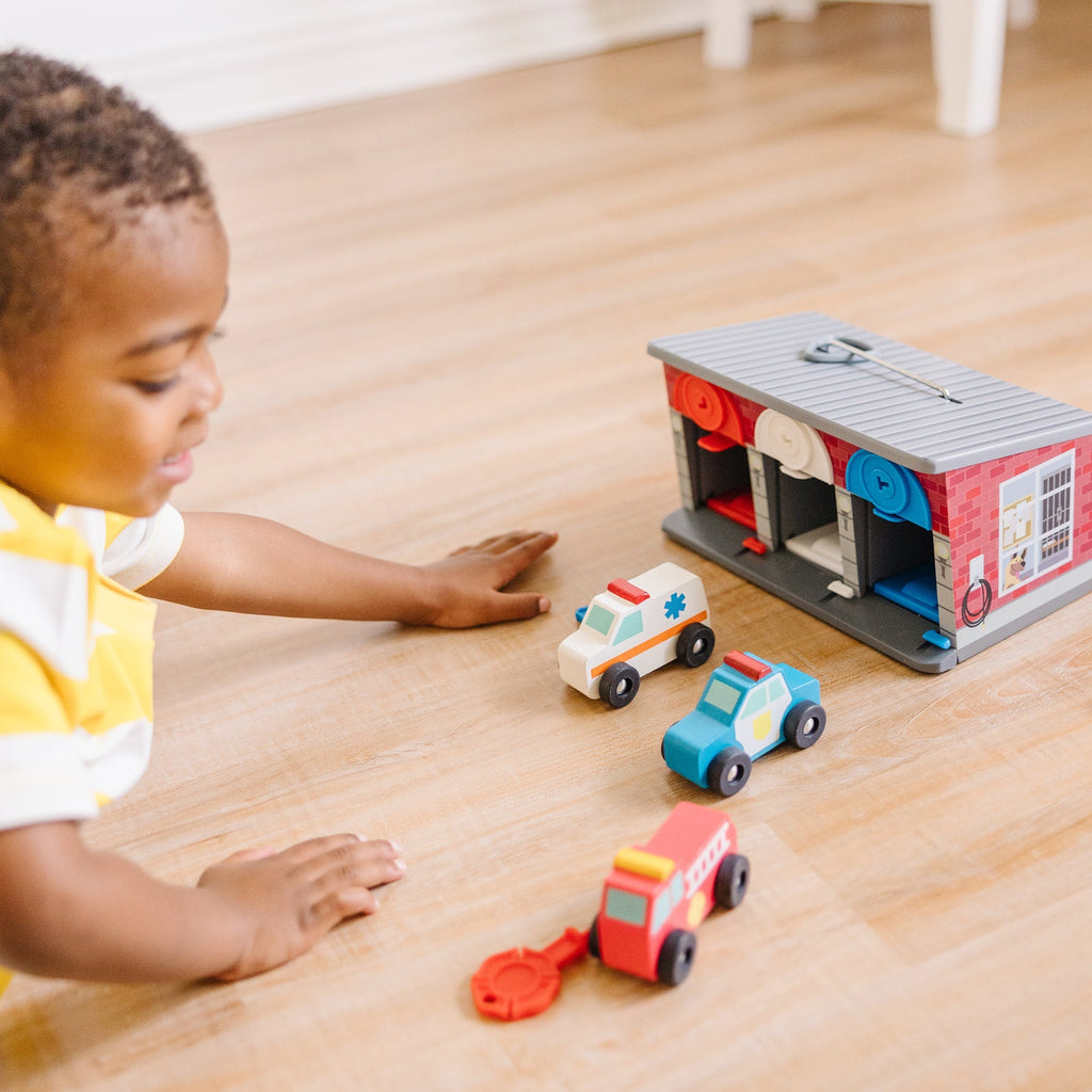 Vehicles & Trains Premium Quality Keys & Cars Rescue Garage - Durable Material and Safe Design for Daily Ki...