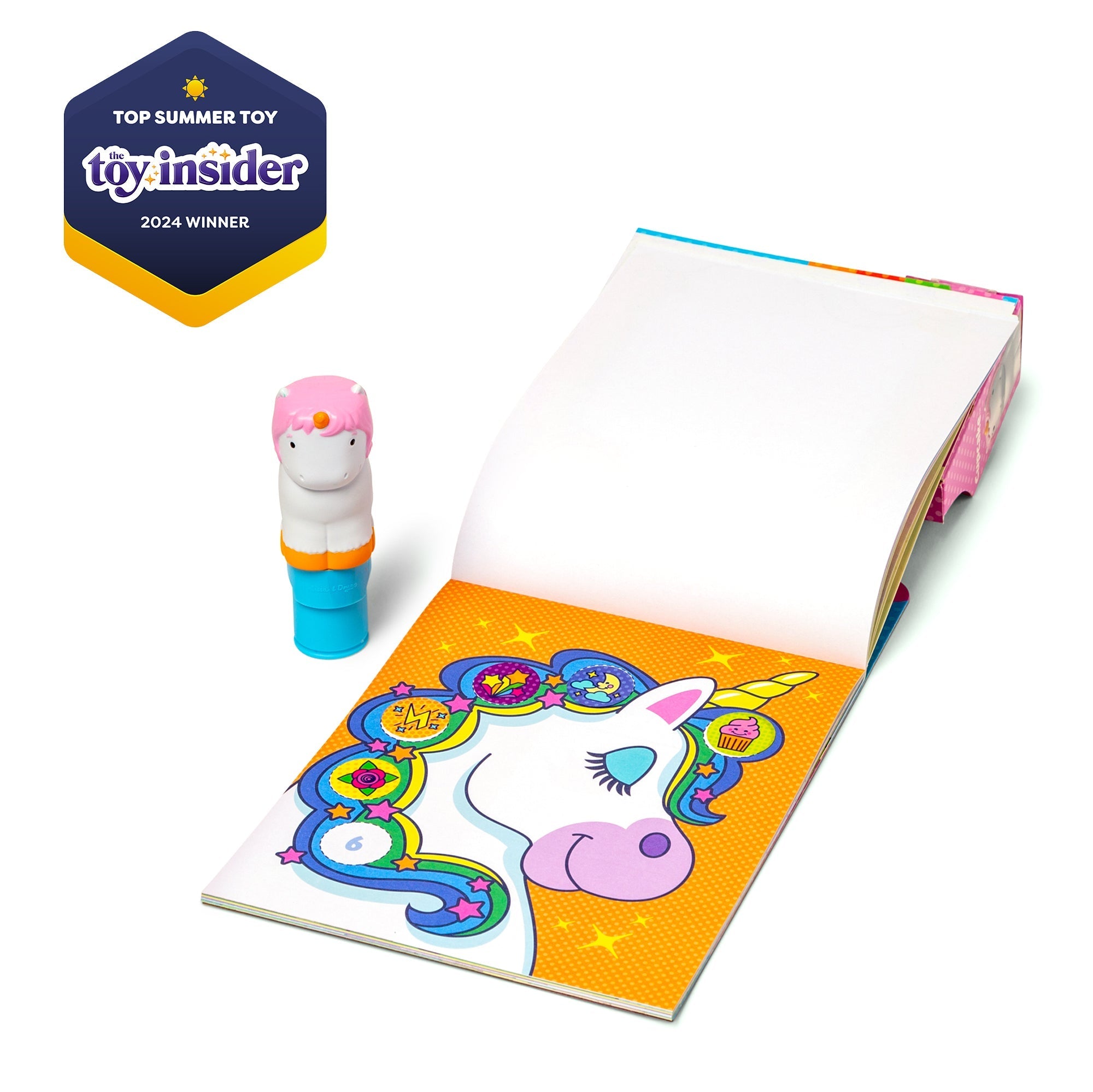 Stickers & Sticker Books Premium Quality Sticker WOW!™ Activity Pad & Sticker Stamper - Unicorn - Durable M...