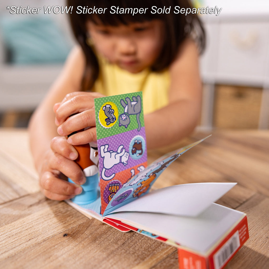 Stickers & Sticker Books Premium Quality Sticker WOW!® Mini Activity Pad & Refill Stickers - Pets (200+ Sti...