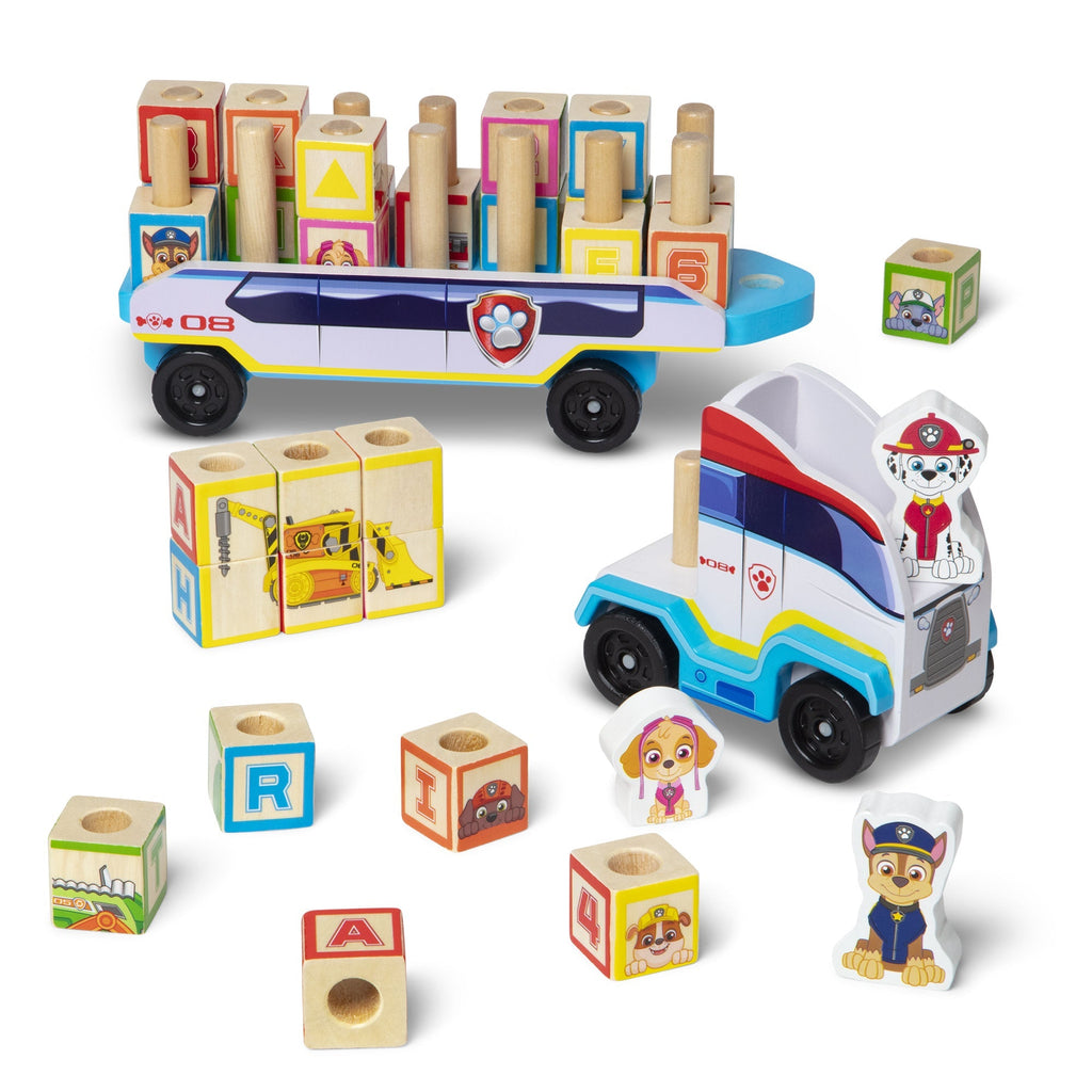 Vehicles & Trains Premium Quality PAW Patrol Wooden ABC Block Truck - Durable Material and Safe Design for ...