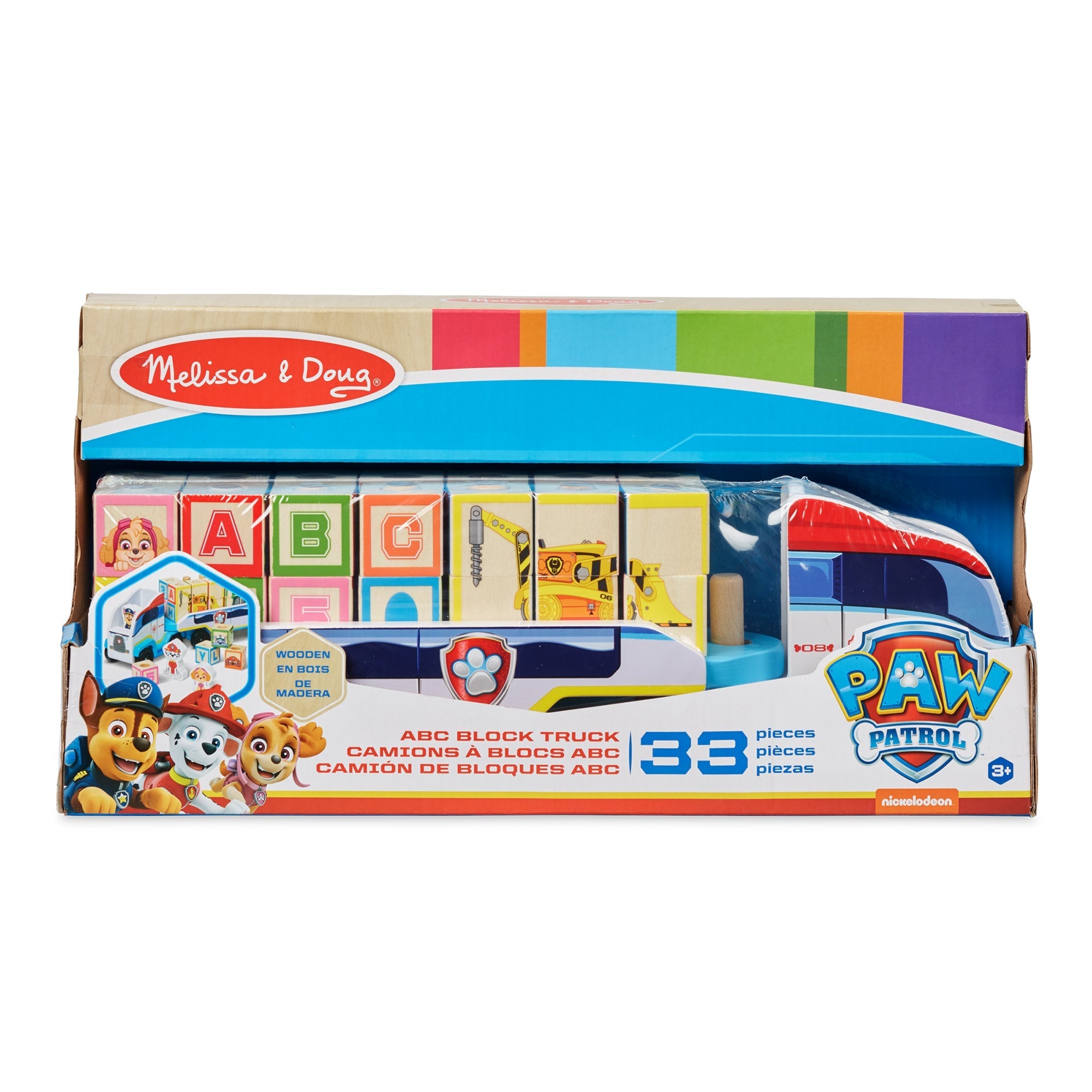 Vehicles & Trains Premium Quality PAW Patrol Wooden ABC Block Truck - Durable Material and Safe Design for ...