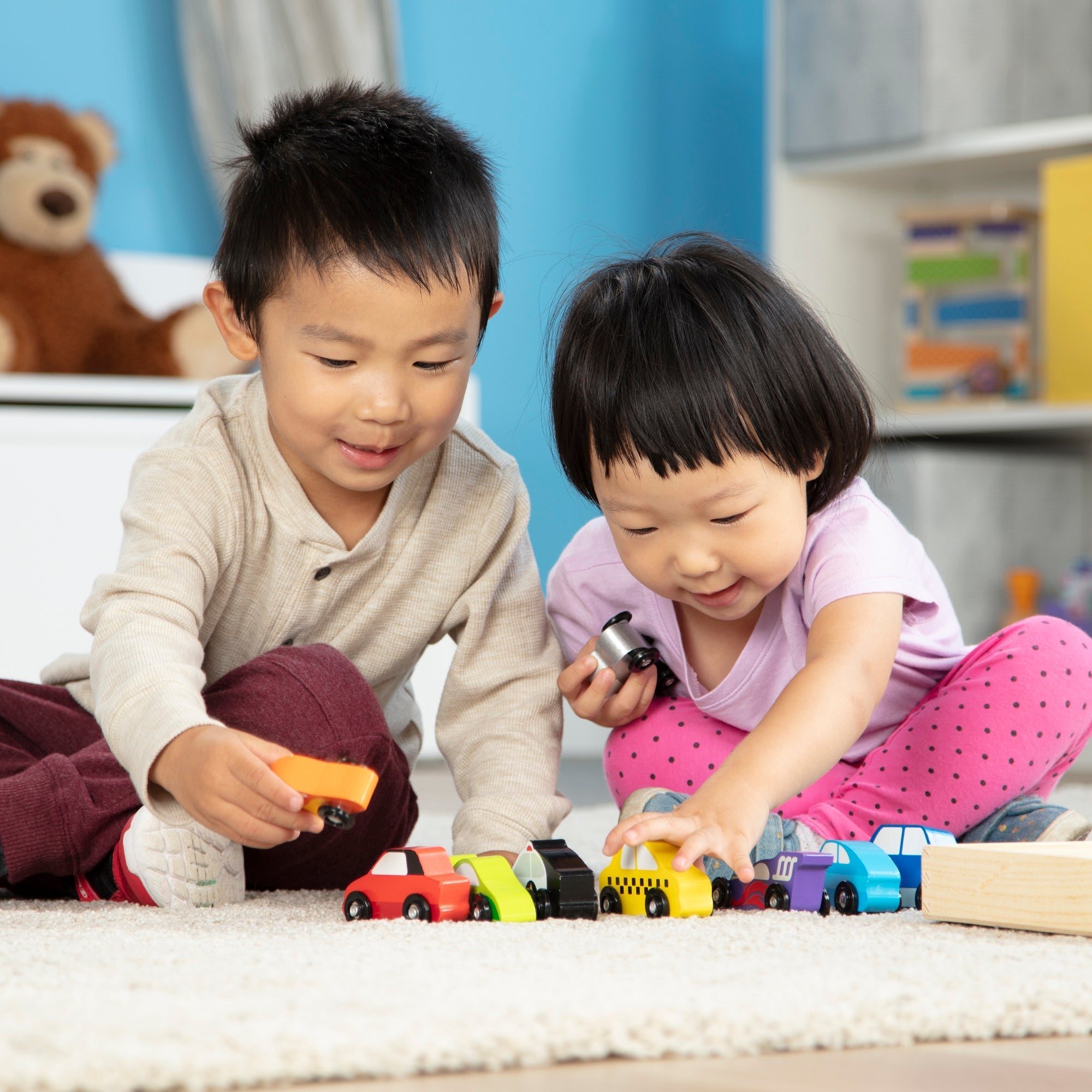 Vehicles & Trains Premium Quality Wooden Vehicle Set - Durable Material and Safe Design for Daily Kids Play