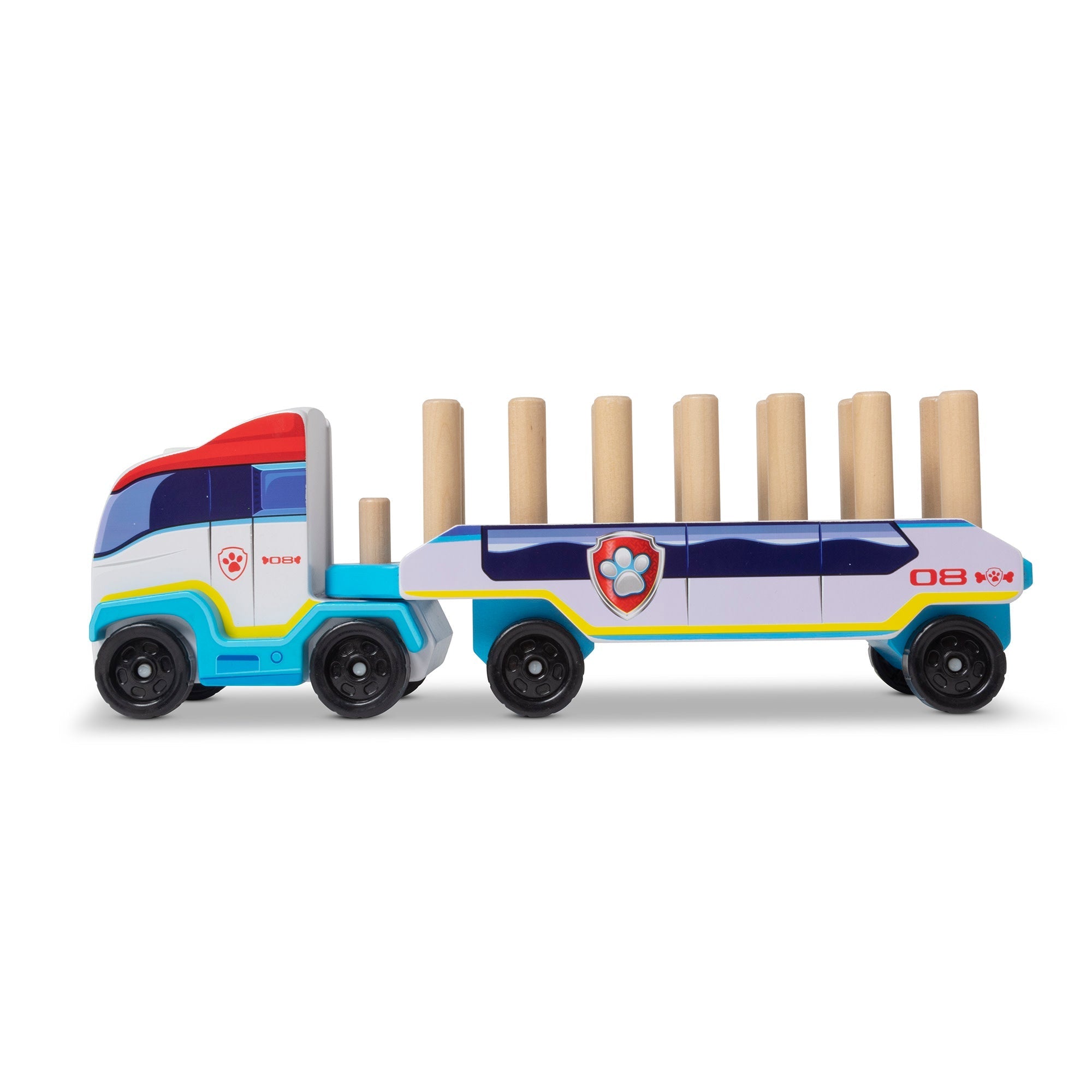 Vehicles & Trains Premium Quality PAW Patrol Wooden ABC Block Truck - Durable Material and Safe Design for ...