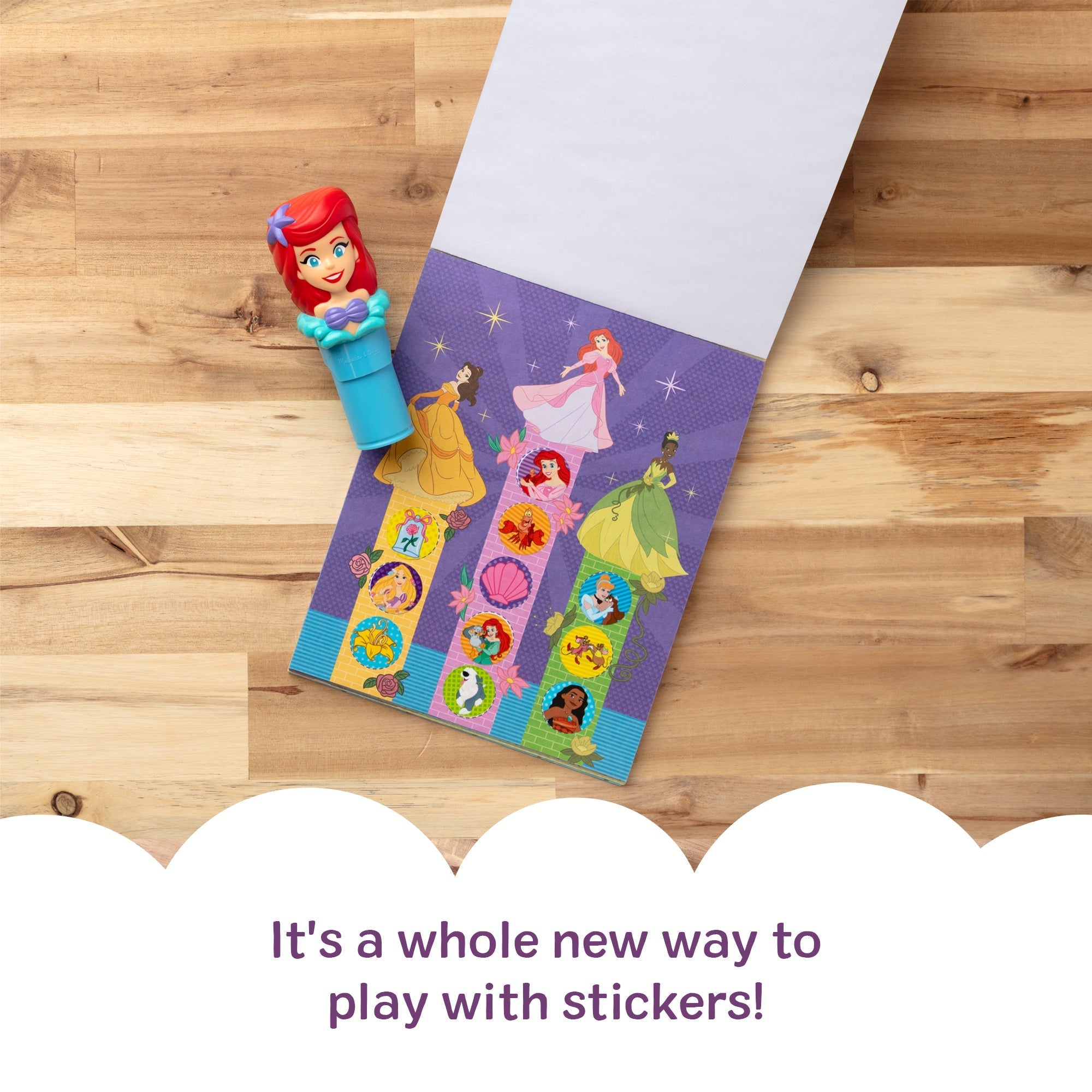 Activity Books Premium Quality Sticker WOW!™ Activity Pad & Sticker Stamper - Ariel - Durable Material and ...