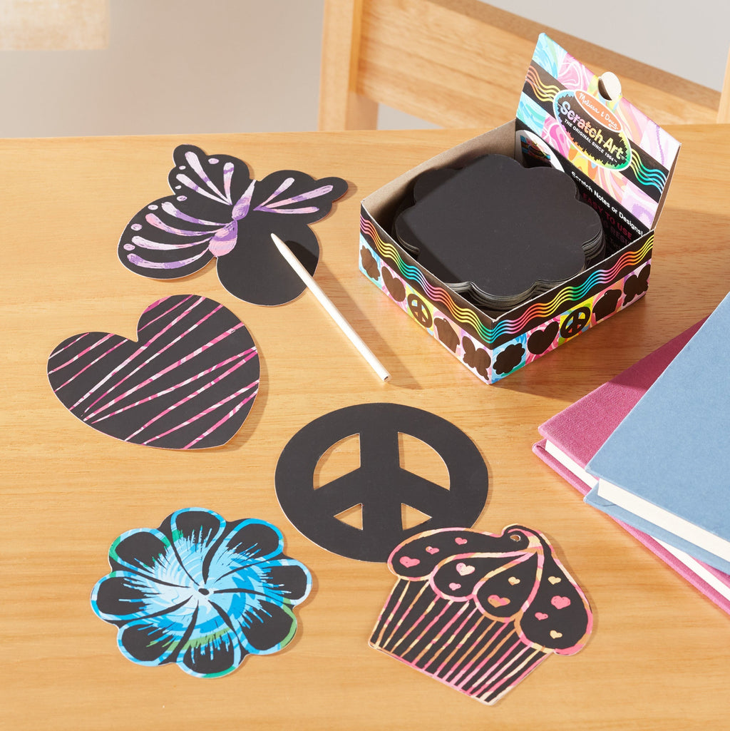 Activity Books Premium Quality Scratch Art® Box of Friendship Notes - Durable Material and Safe Design for ...