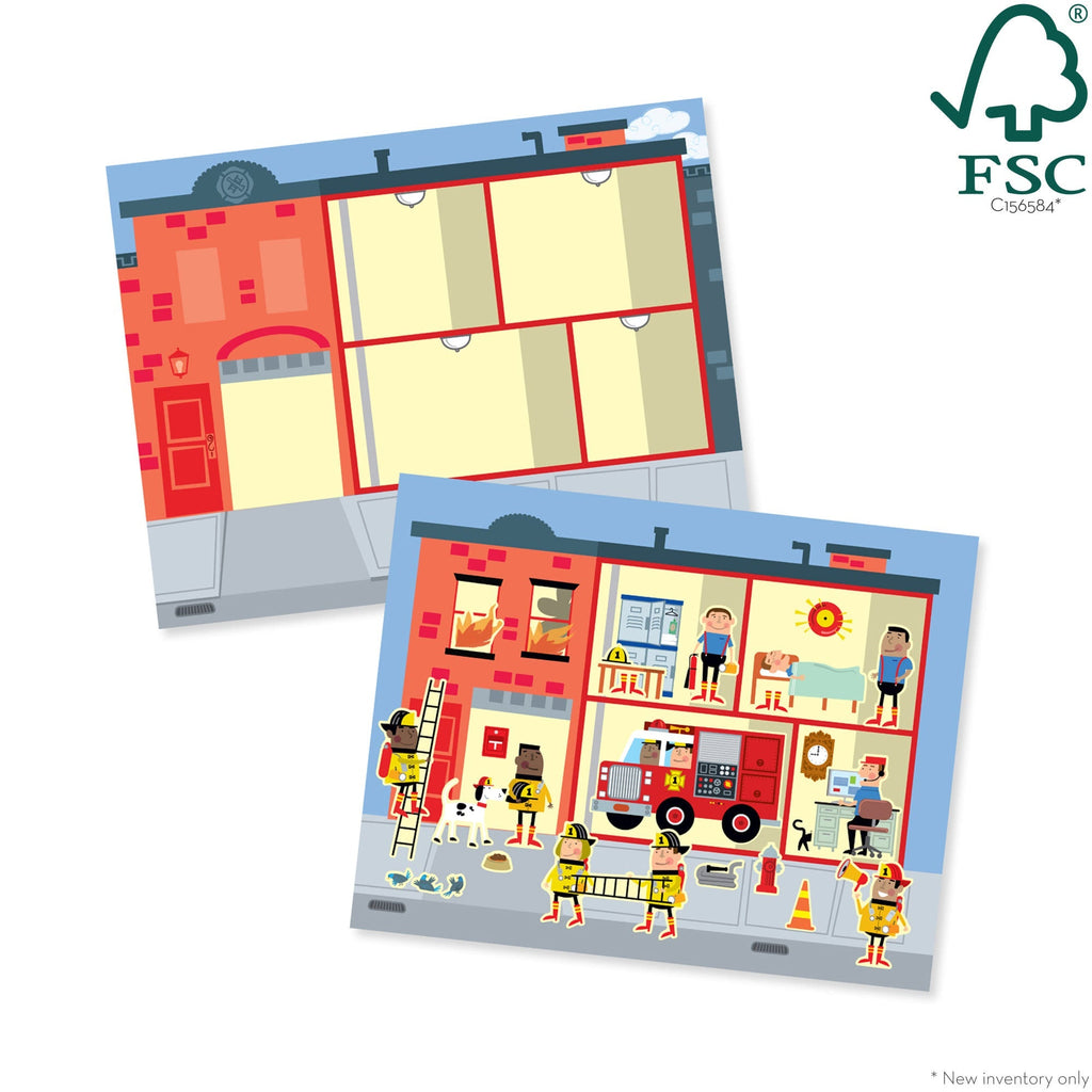 Stickers & Sticker Books Premium Quality Reusable Sticker Pad - My Town - Durable Material and Safe Design ...