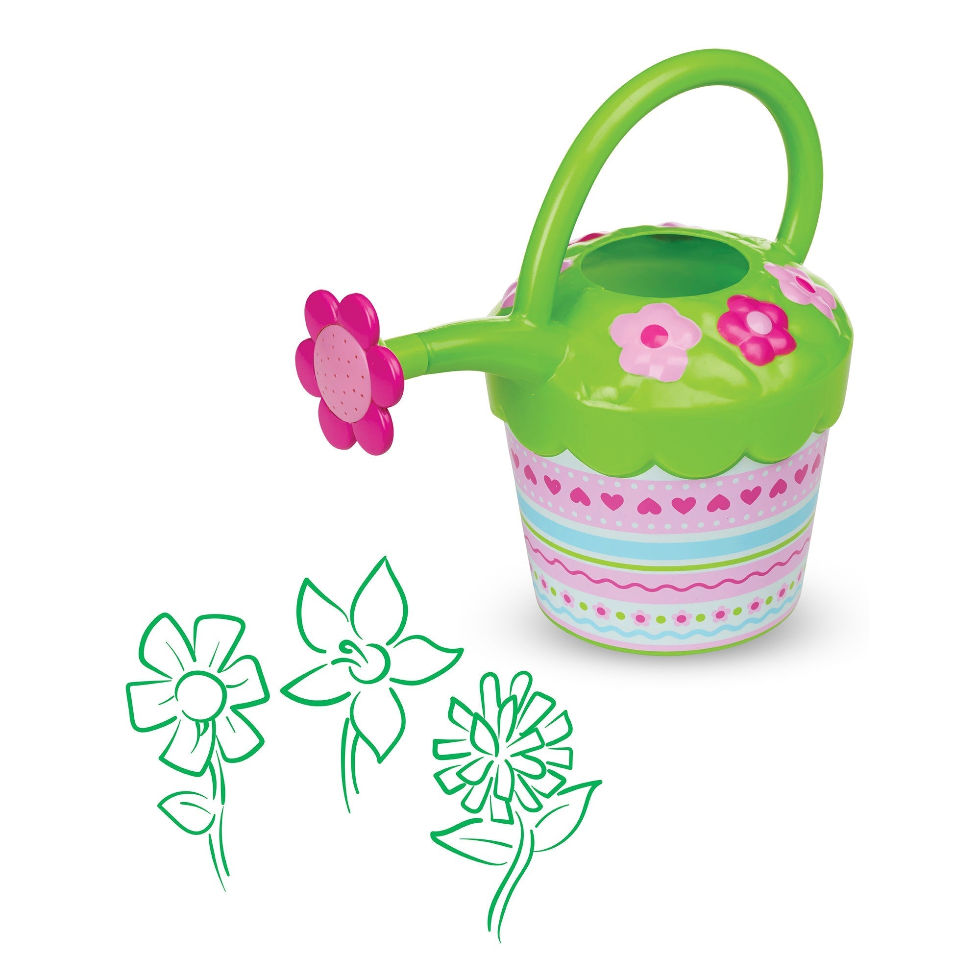 Outdoor Toys Premium Quality Pretty Petals Watering Can - Durable Material and Safe Design for Daily Kids Play