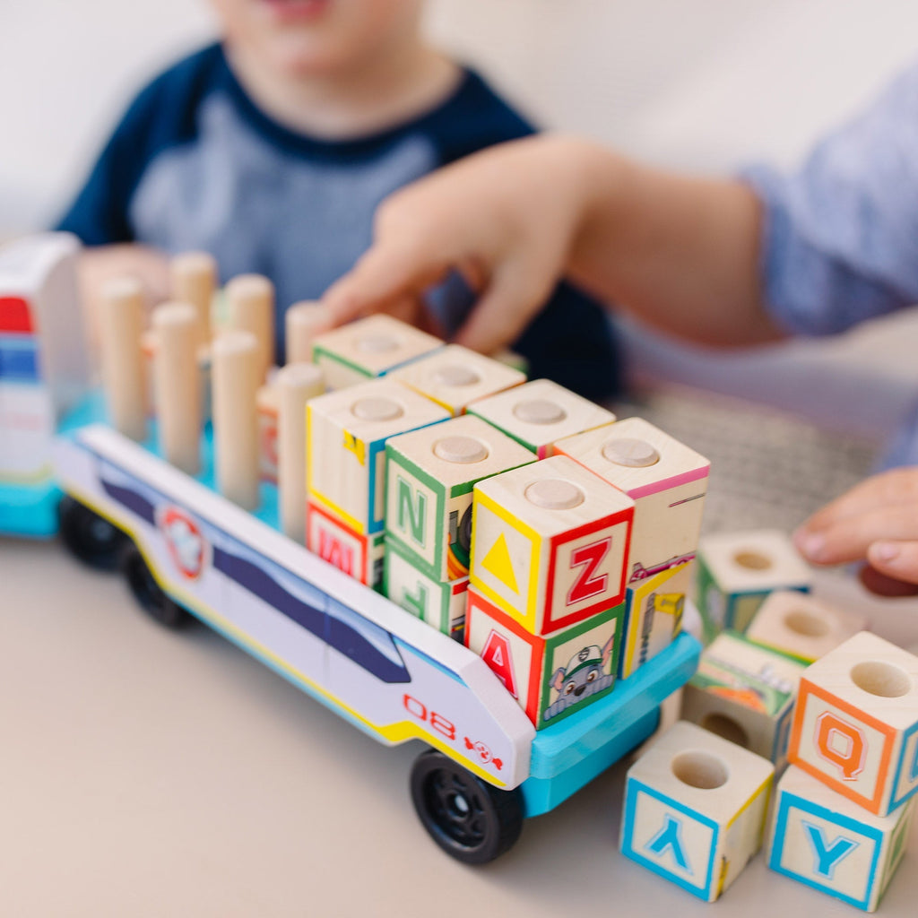 Vehicles & Trains Premium Quality PAW Patrol Wooden ABC Block Truck - Durable Material and Safe Design for ...
