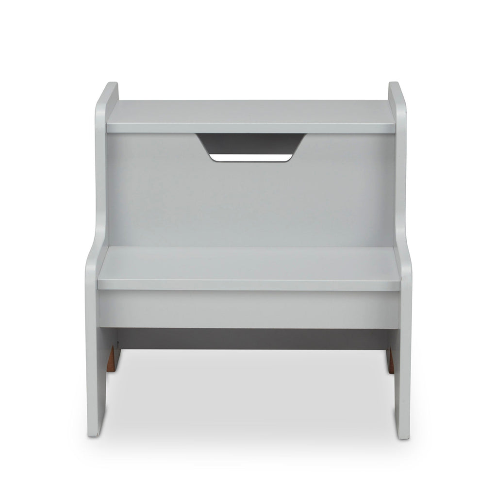 Furniture Premium Quality Wooden Step Stool – Gray - Durable Material and Safe Design for Daily Kids Play