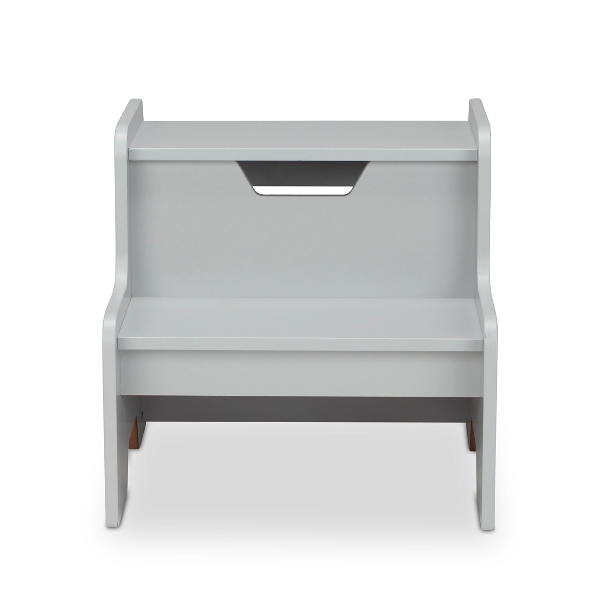Furniture Premium Quality Wooden Step Stool – Gray - Durable Material and Safe Design for Daily Kids Play