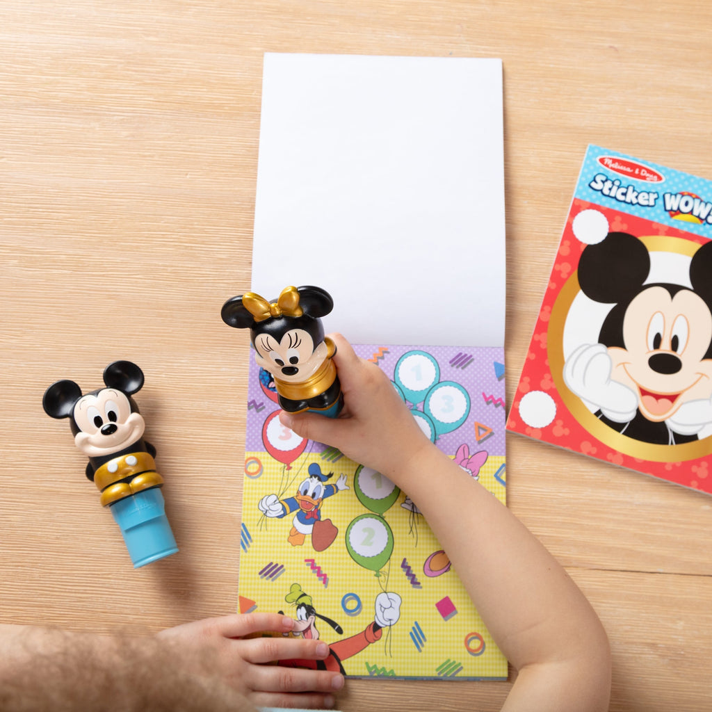 Activity Books Premium Quality Sticker WOW! Deluxe Set Mickey & Minnie - Durable Material and Safe Design f...