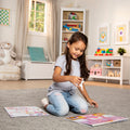 Stickers & Sticker Books Premium Quality Reusable Sticker Pad - Princess Castle - Durable Material and Safe...