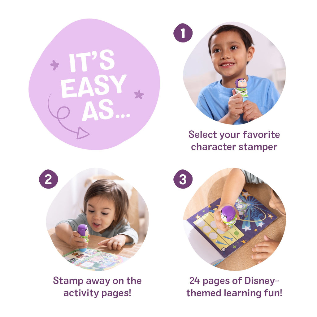 Activity Books Premium Quality Sticker WOW!™ Activity Pad & Sticker Stamper - Buzz Lightyear - Durable Mate...