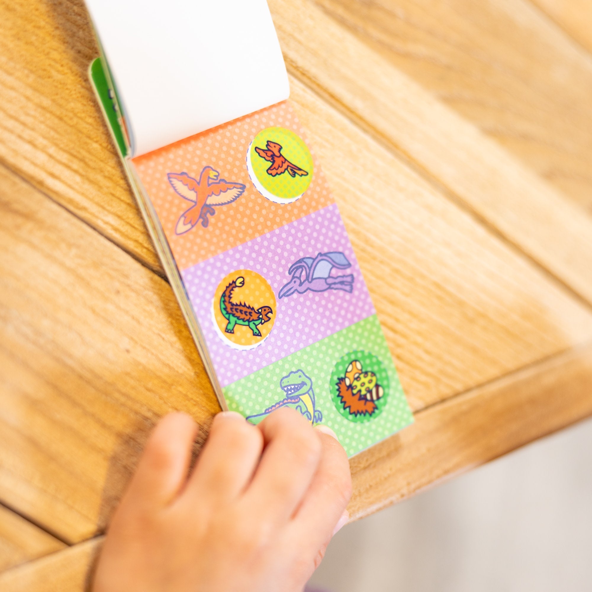 Stickers & Sticker Books Premium Quality Sticker WOW!® Mini Activity Pad & Refill Stickers - Dinosaur (200+...