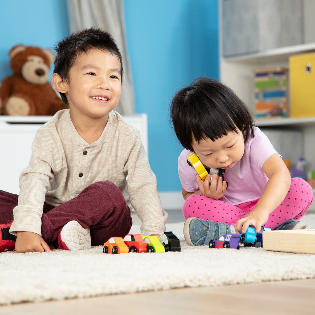 Vehicles & Trains Premium Quality Wooden Vehicle Set - Durable Material and Safe Design for Daily Kids Play