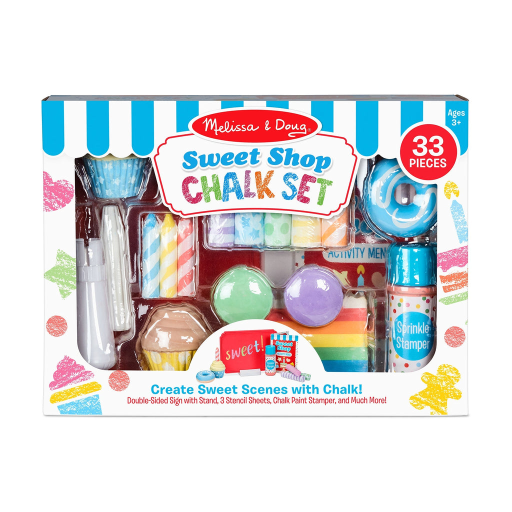 Craft & Stamp Kits Premium Quality Sweet Shop Chalk Play Set - Durable Material and Safe Design for Daily K...