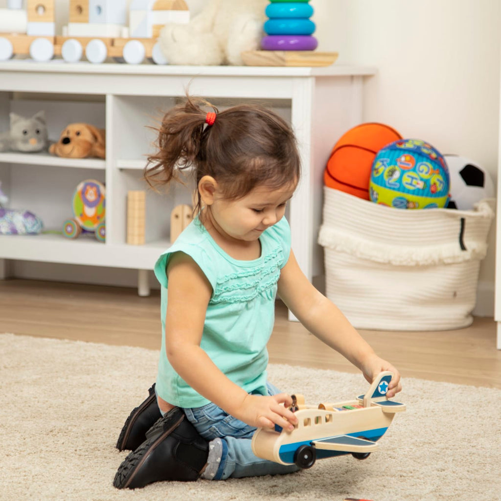 Vehicles & Trains Premium Quality Wooden Airplane - Durable Material and Safe Design for Daily Kids Play