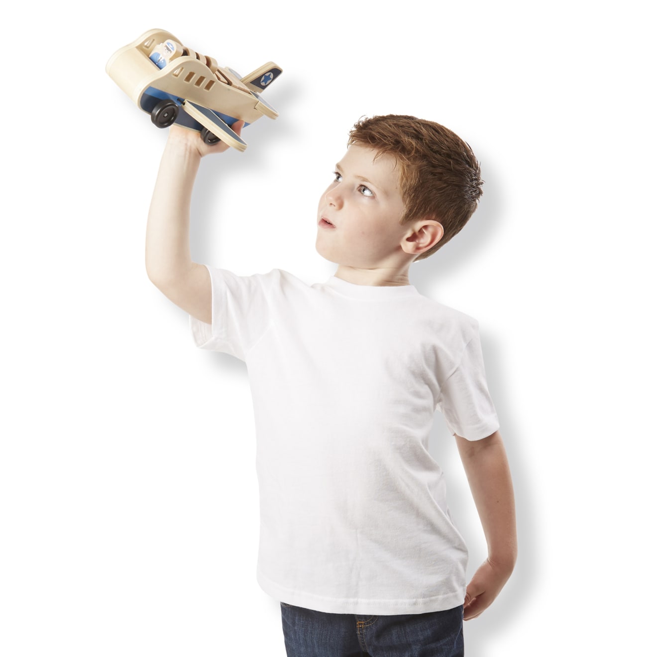 Vehicles & Trains Premium Quality Wooden Airplane - Durable Material and Safe Design for Daily Kids Play