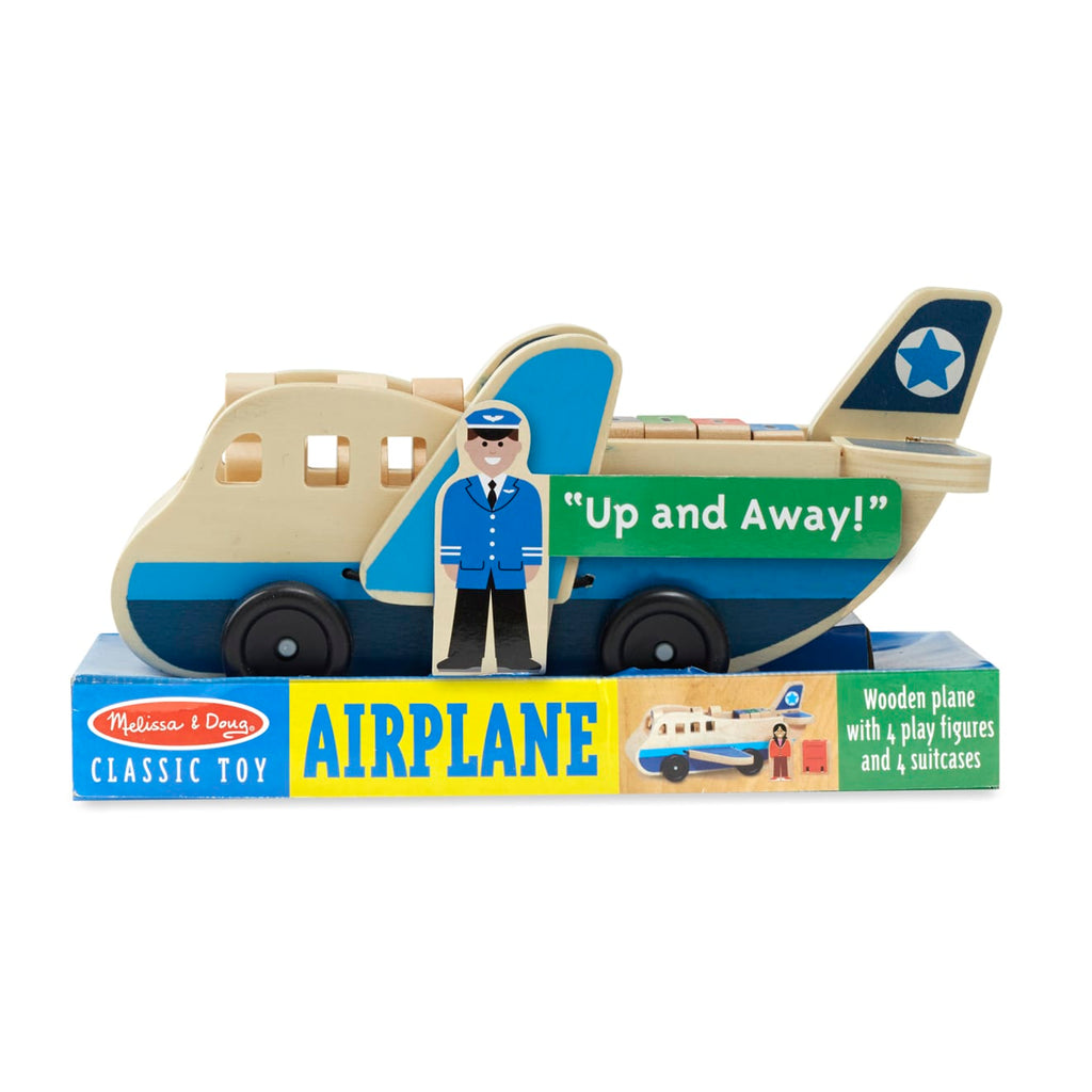 Vehicles & Trains Premium Quality Wooden Airplane - Durable Material and Safe Design for Daily Kids Play