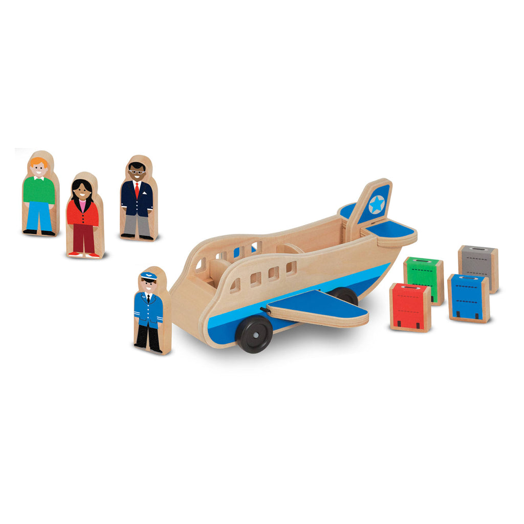 Vehicles & Trains Premium Quality Wooden Airplane - Durable Material and Safe Design for Daily Kids Play