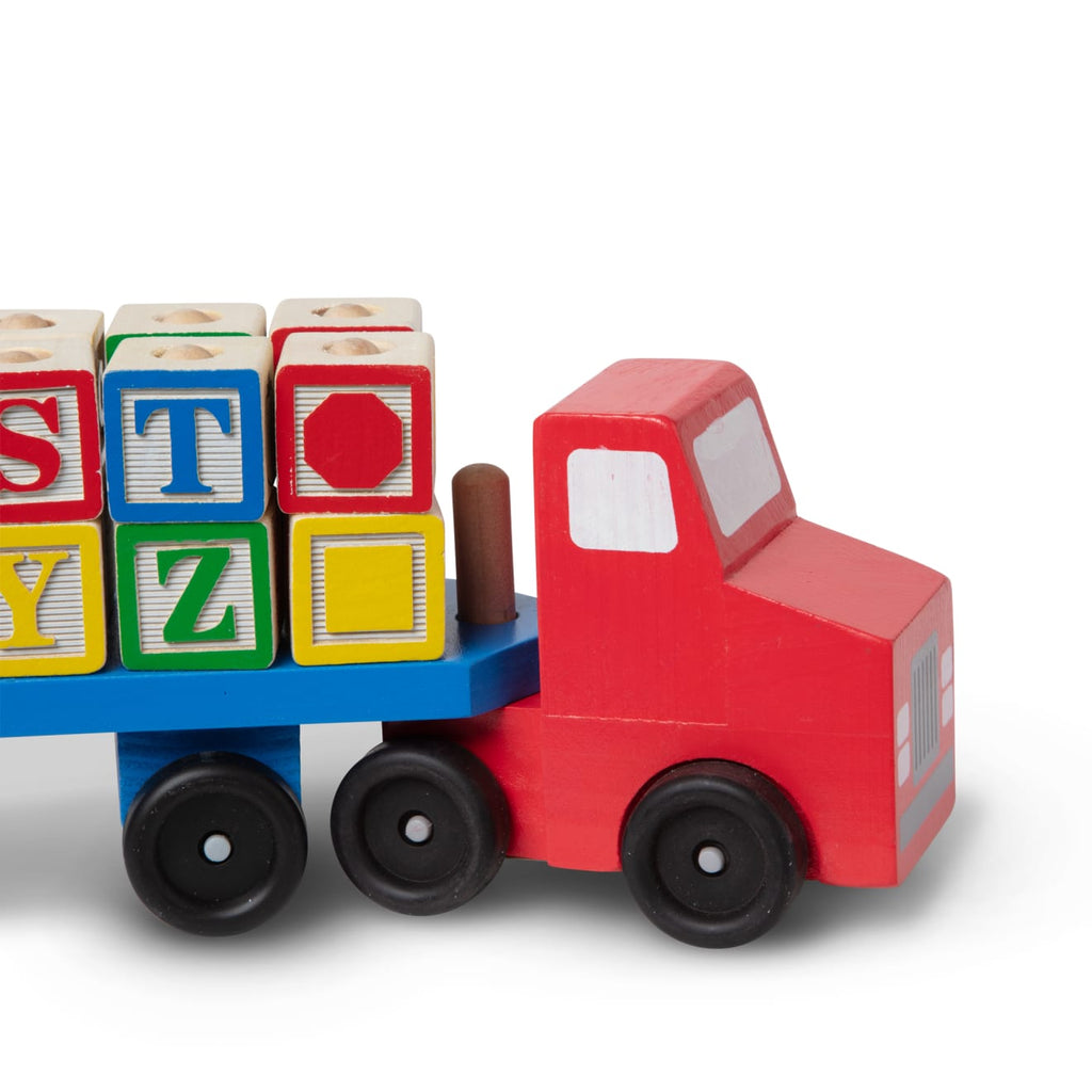 Vehicles & Trains Premium Quality Alphabet Blocks Wooden Truck - Durable Material and Safe Design for Daily...