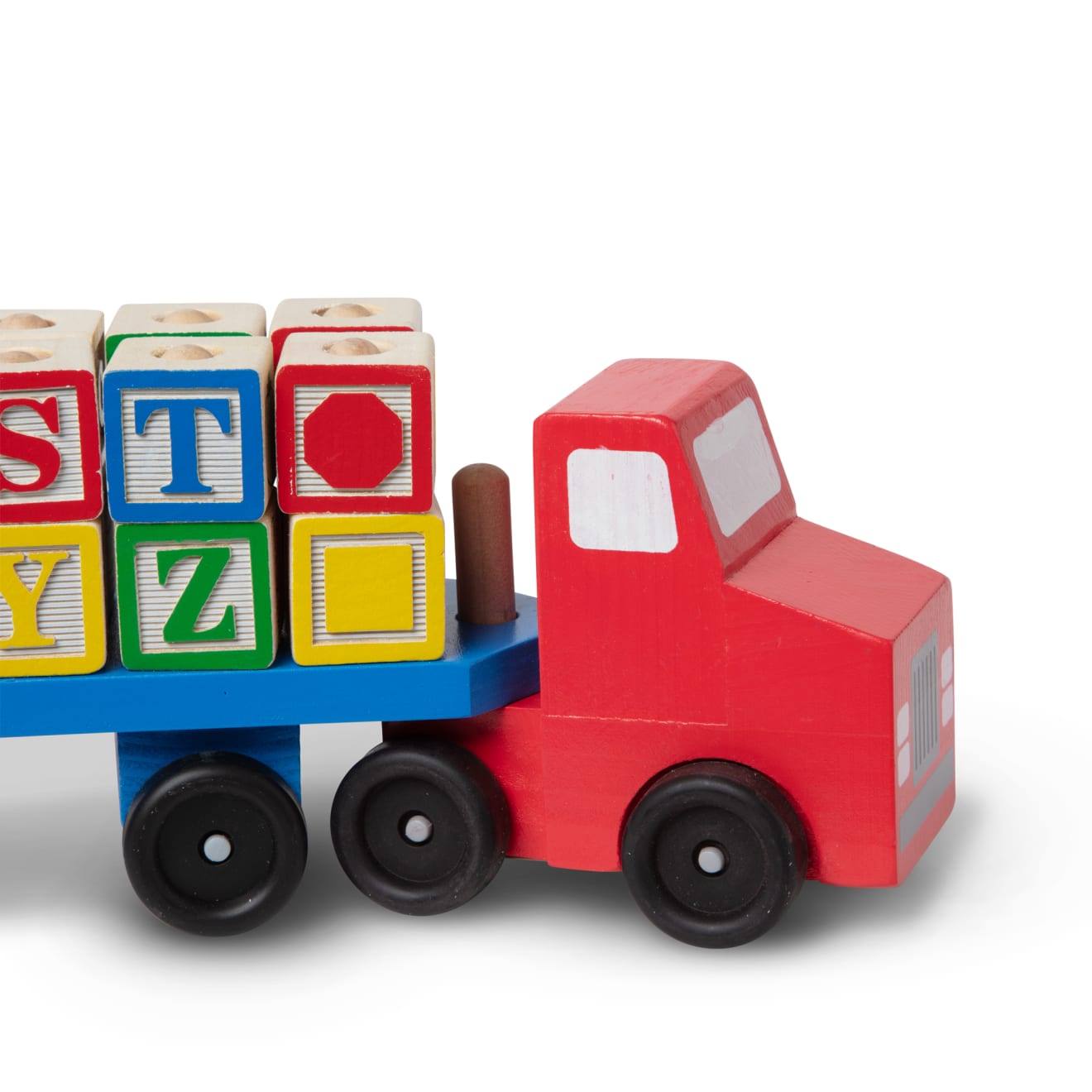 Vehicles & Trains Premium Quality Alphabet Blocks Wooden Truck - Durable Material and Safe Design for Daily...