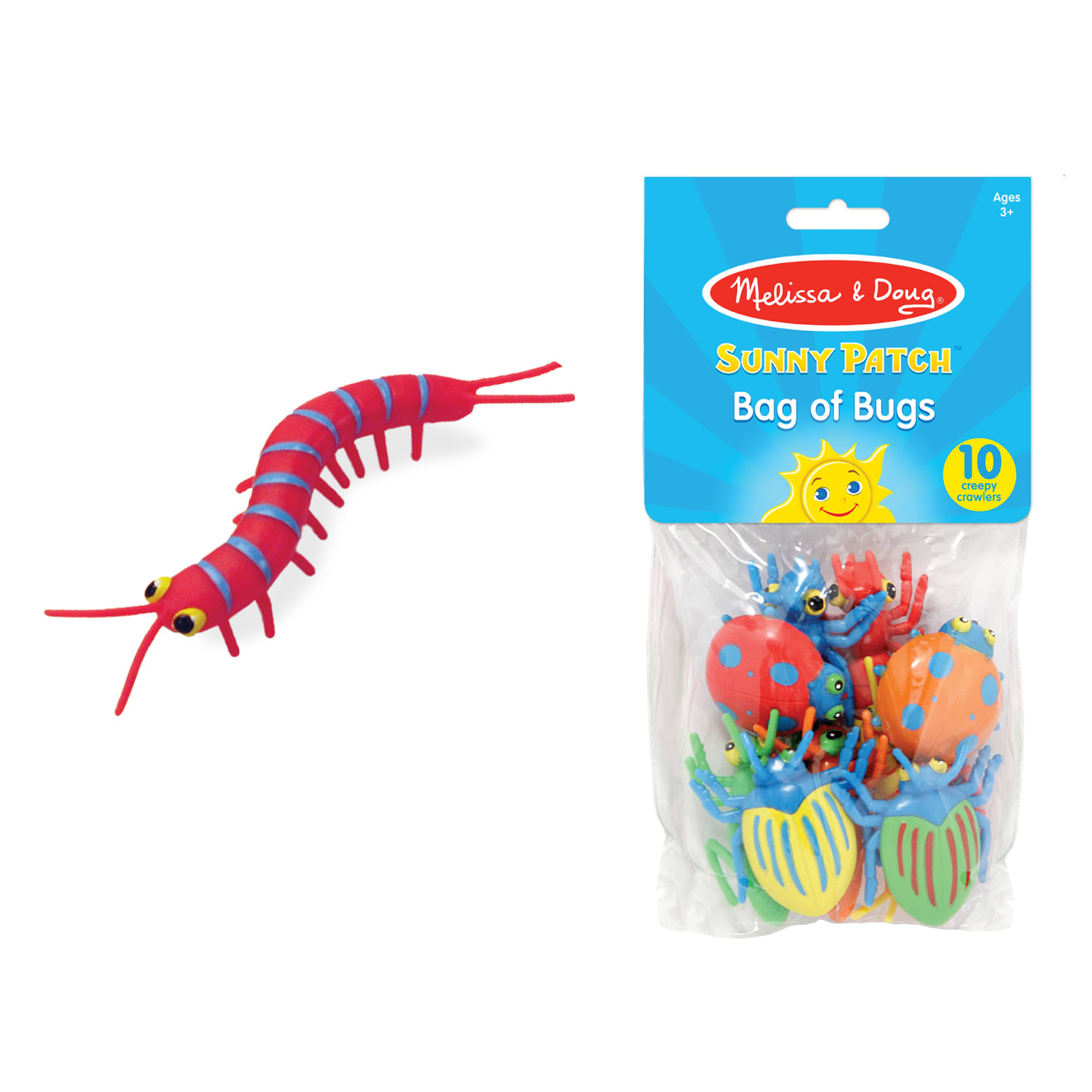 Outdoor Toys Premium Quality Bag of Bugs - Durable Material and Safe Design for Daily Kids Play