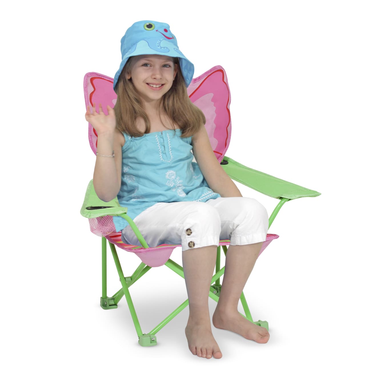 Outdoor Toys Premium Quality Bella Butterfly Child's Outdoor Chair - Durable Material and Safe Design for D...