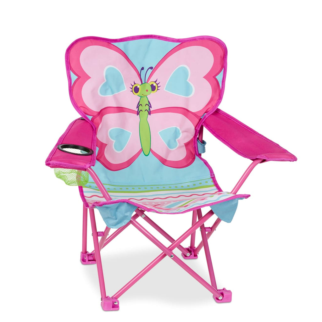 Outdoor Toys Premium Quality Cutie Pie Butterfly Camp Chair - Durable Material and Safe Design for Daily Ki...