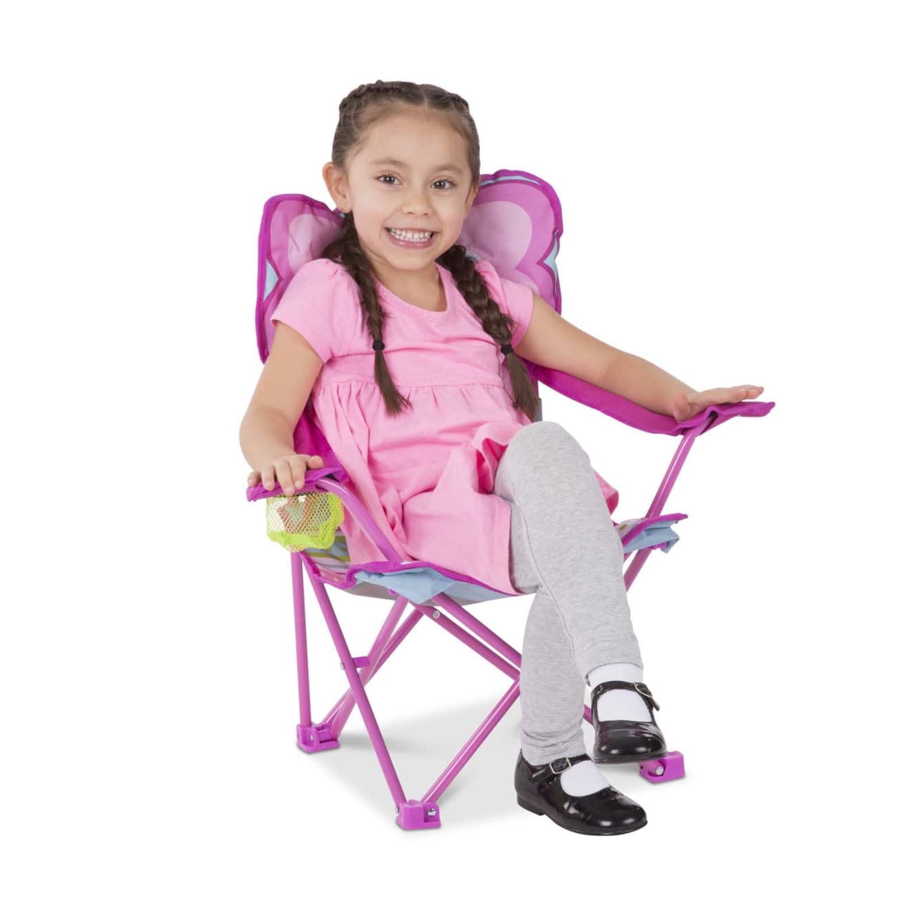 Outdoor Toys Premium Quality Cutie Pie Butterfly Camp Chair - Durable Material and Safe Design for Daily Ki...