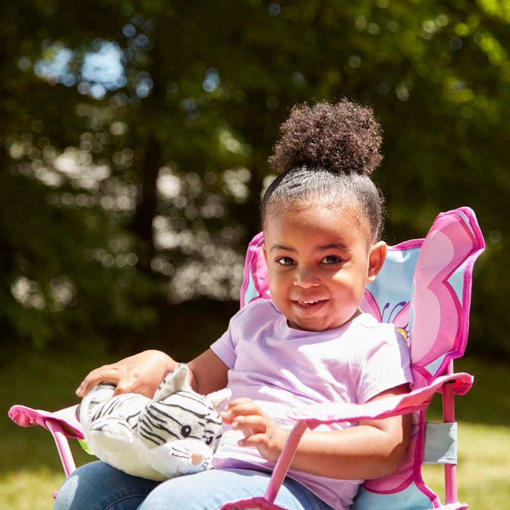 Outdoor Toys Premium Quality Cutie Pie Butterfly Camp Chair - Durable Material and Safe Design for Daily Ki...