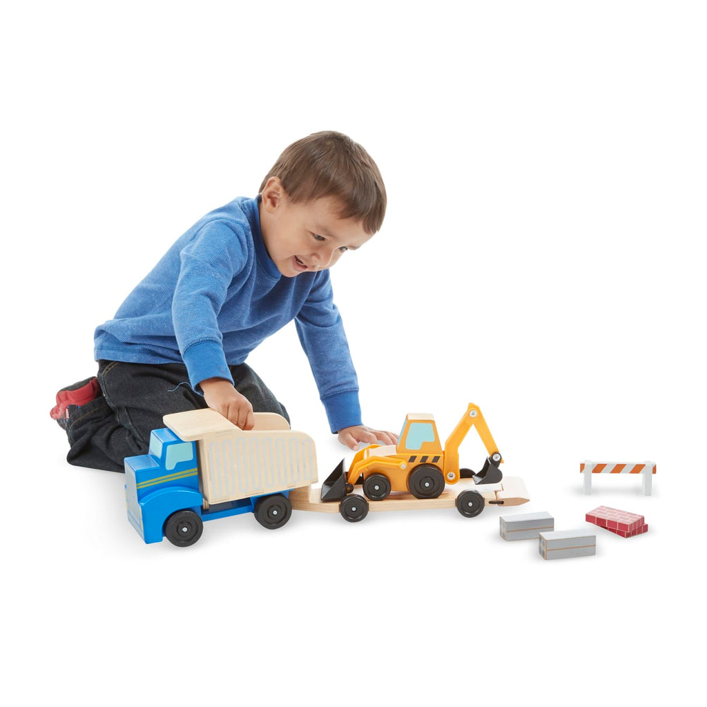 Vehicles & Trains Premium Quality Classic Toy Dump Truck & Loader - Durable Material and Safe Design for Da...