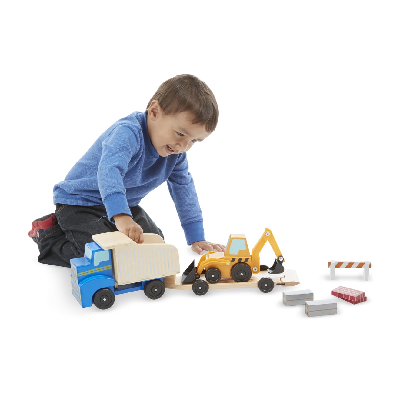 Vehicles & Trains Premium Quality Classic Toy Dump Truck & Loader - Durable Material and Safe Design for Da...