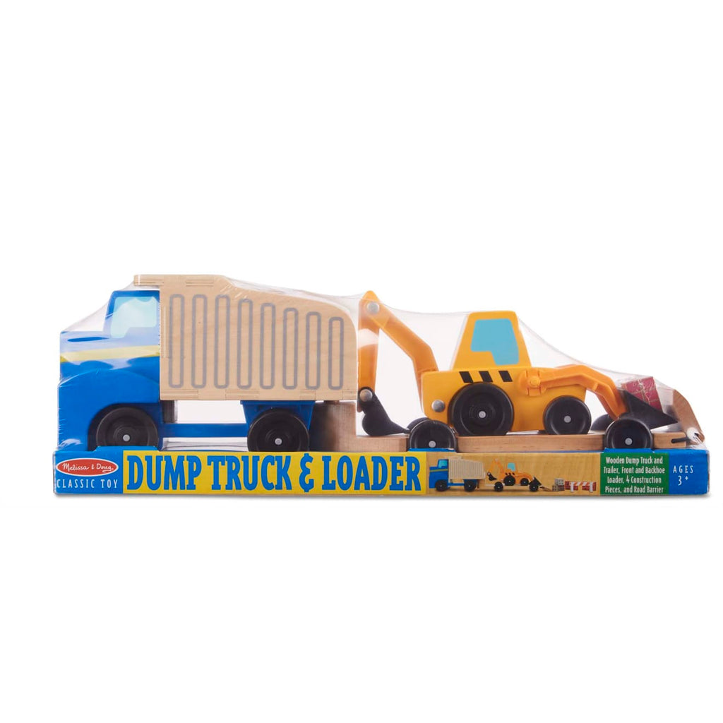 Vehicles & Trains Premium Quality Classic Toy Dump Truck & Loader - Durable Material and Safe Design for Da...