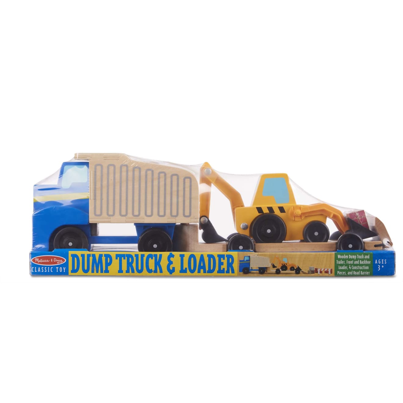 Vehicles & Trains Premium Quality Classic Toy Dump Truck & Loader - Durable Material and Safe Design for Da...