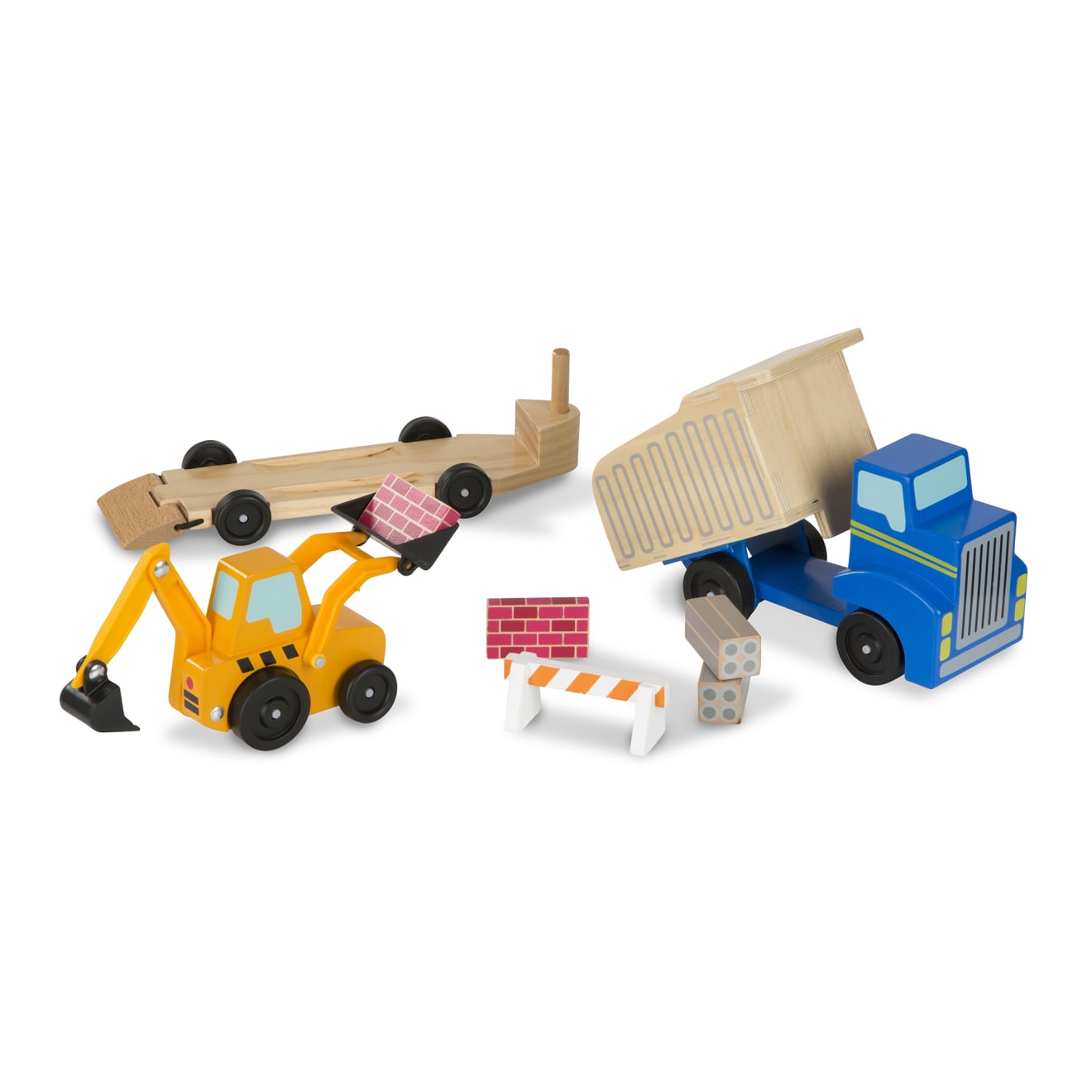 Vehicles & Trains Premium Quality Classic Toy Dump Truck & Loader - Durable Material and Safe Design for Da...