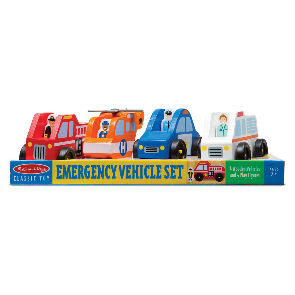 Vehicles & Trains Premium Quality Emergency Vehicle Set - Durable Material and Safe Design for Daily Kids Play