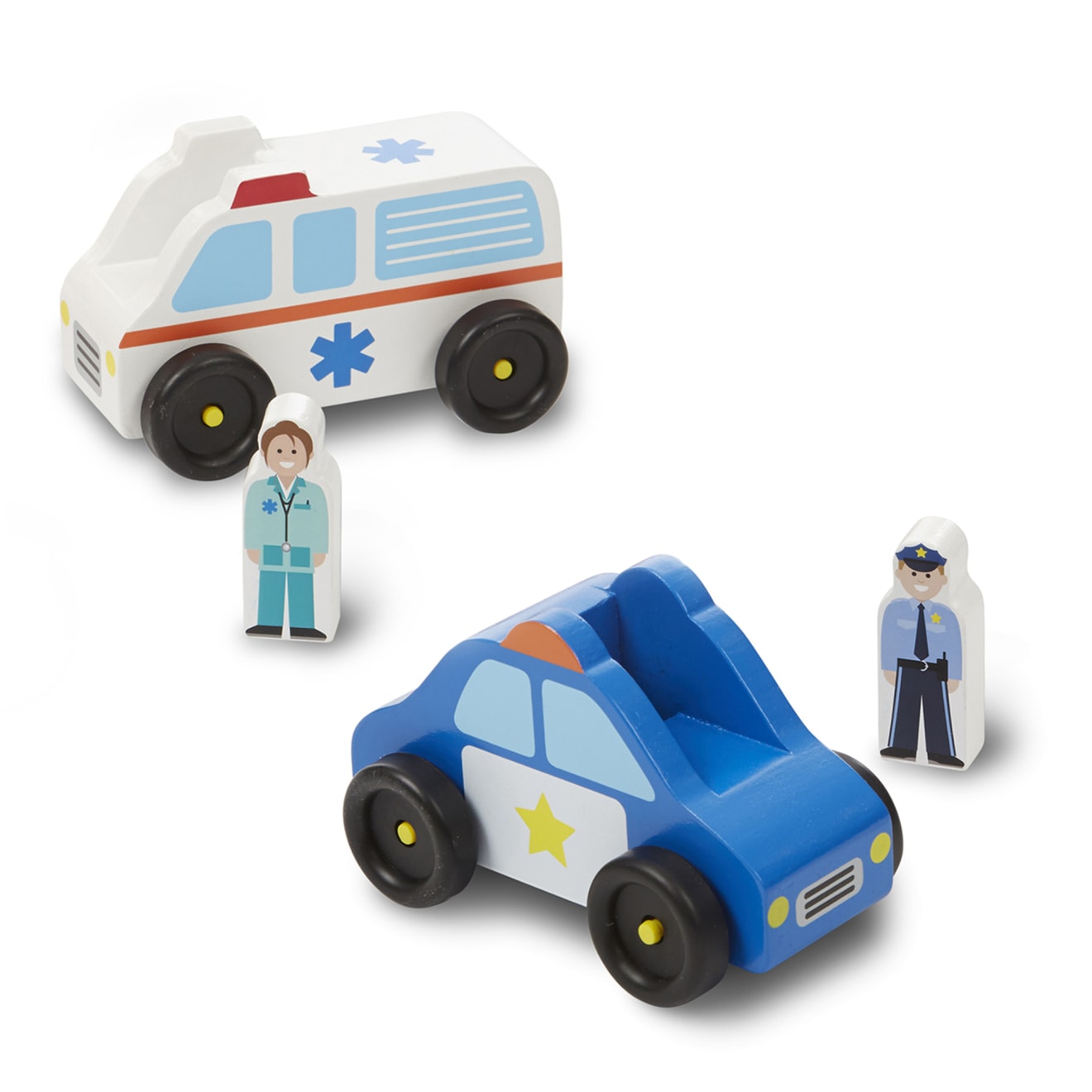 Vehicles & Trains Premium Quality Emergency Vehicle Set - Durable Material and Safe Design for Daily Kids Play