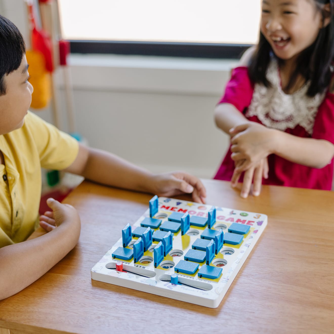 Games Premium Quality Flip-to-Win Memory Game - Durable Material and Safe Design for Daily Kids Play