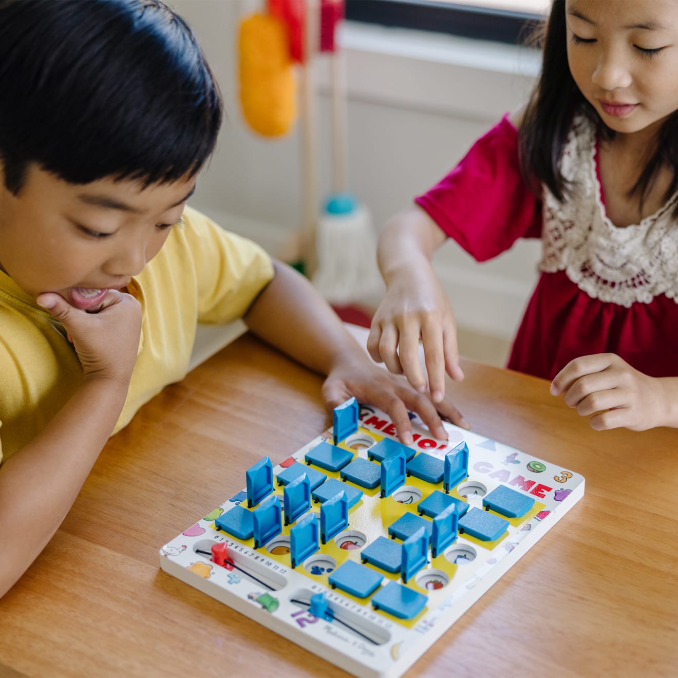 Games Premium Quality Flip-to-Win Memory Game - Durable Material and Safe Design for Daily Kids Play