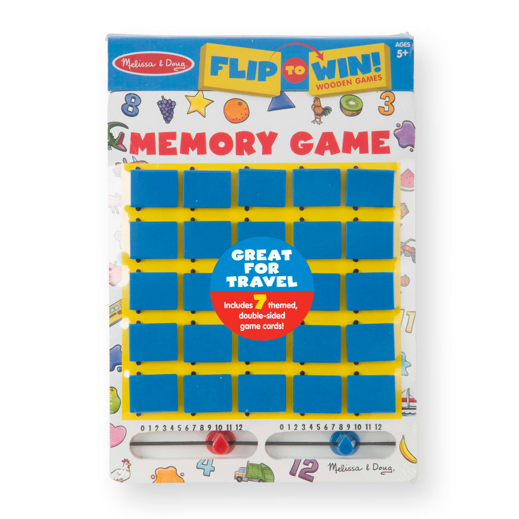 Games Premium Quality Flip-to-Win Memory Game - Durable Material and Safe Design for Daily Kids Play