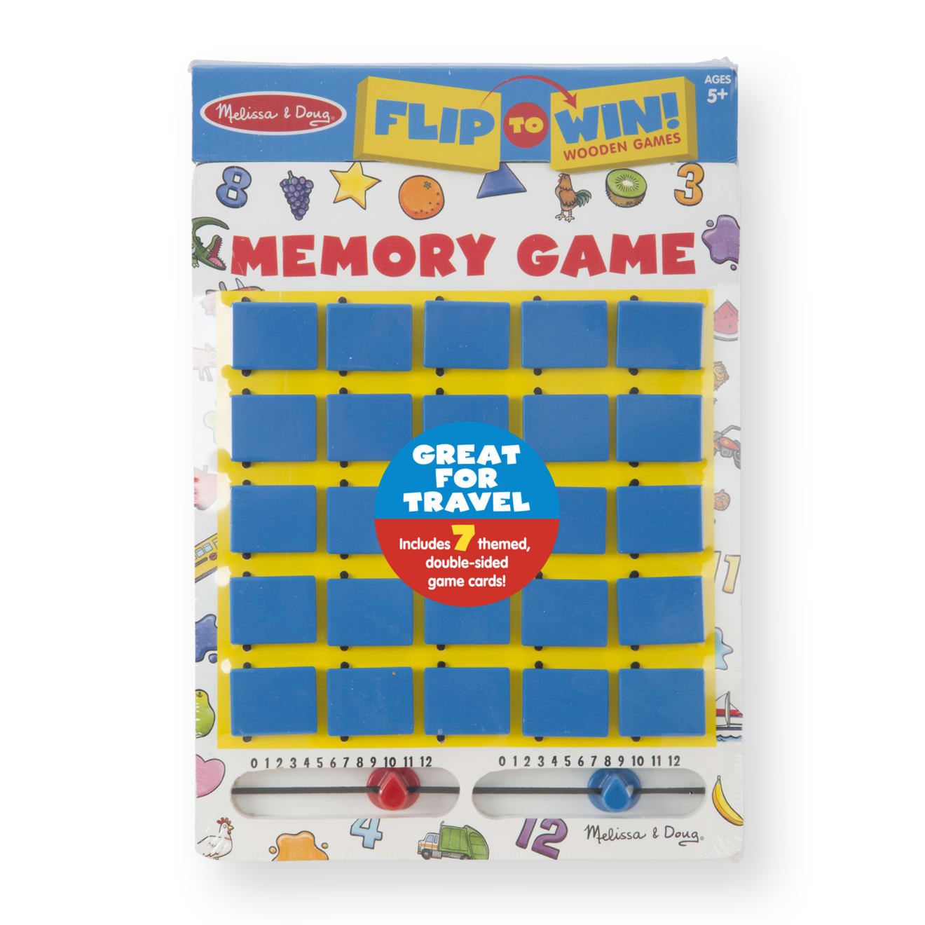 Games Premium Quality Flip-to-Win Memory Game - Durable Material and Safe Design for Daily Kids Play
