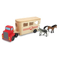 Vehicles & Trains Premium Quality Horse Carrier Wooden Vehicles Play Set - Durable Material and Safe Design...
