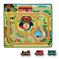 Vehicles & Trains Premium Quality Round the Rails Train Rug - Durable Material and Safe Design for Daily Ki...